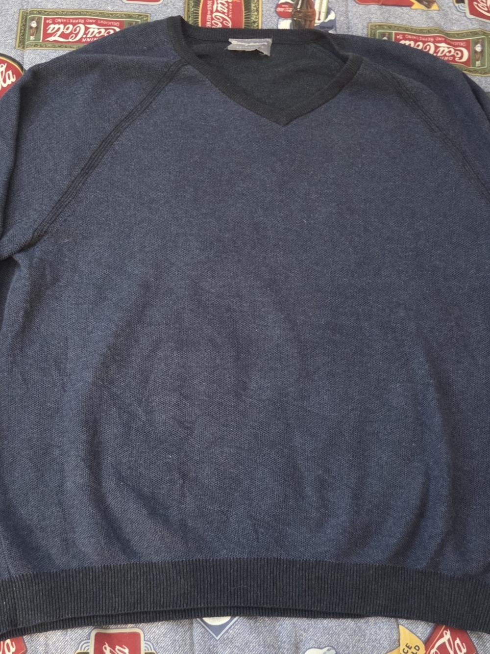 Tommy Bahama Men's Dark Navy V-Neck Sweater